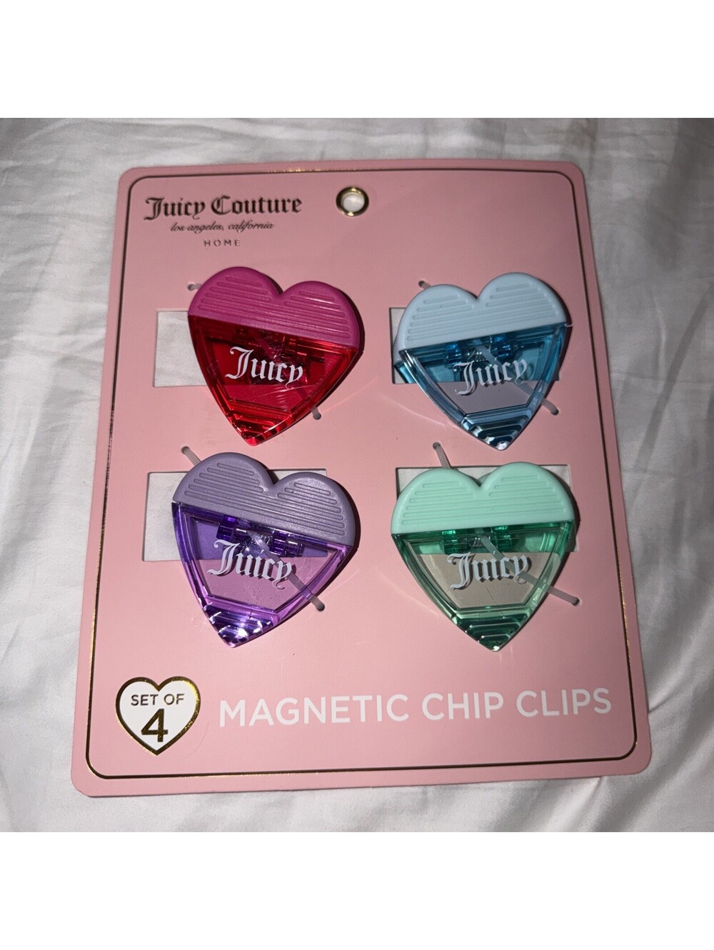 Juicy Couture Magnetic Chip Clips